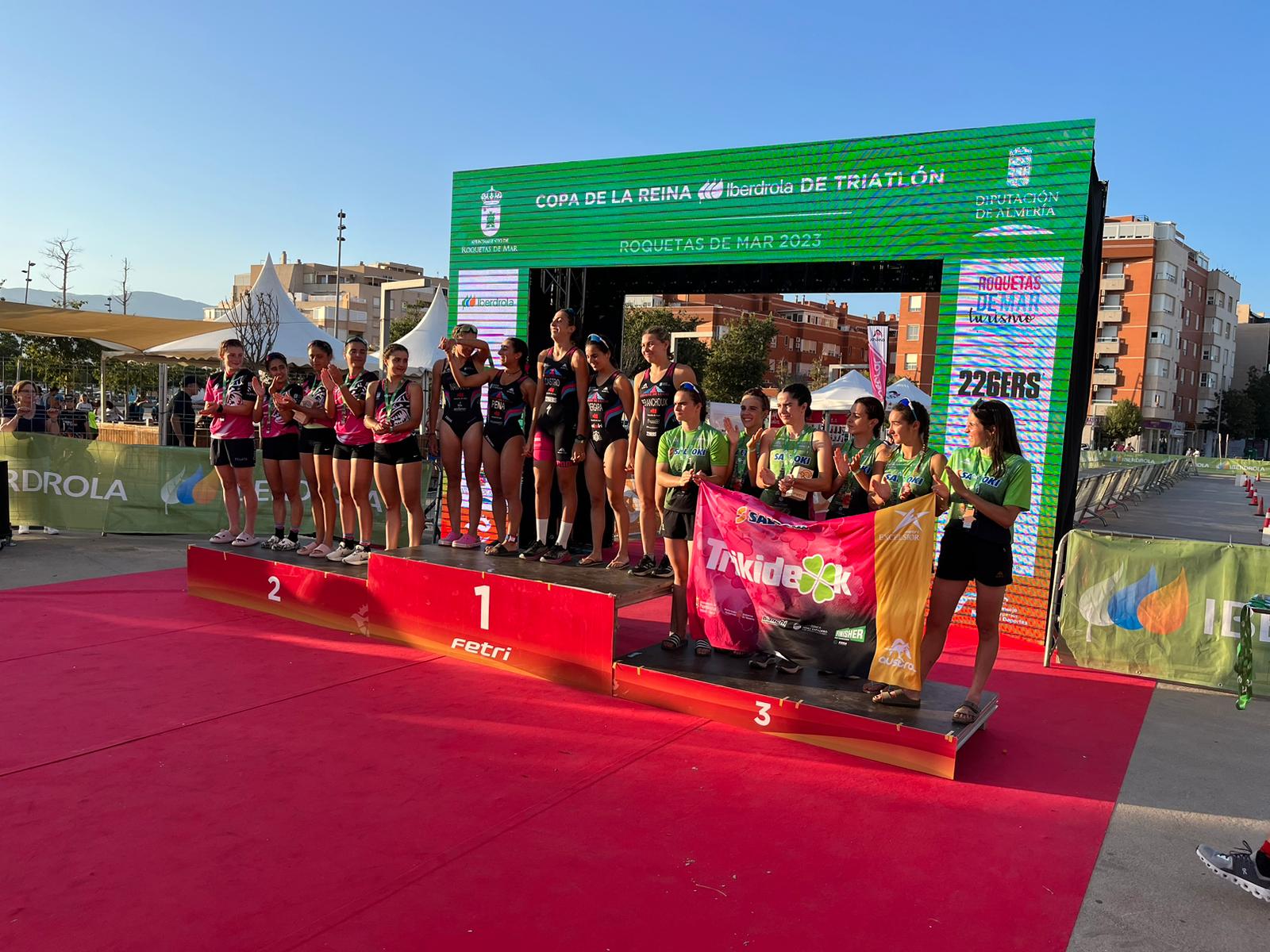 Dos bronces para Saltoki Trikideak en la Copa del Rey y de la Reina de triatlón
